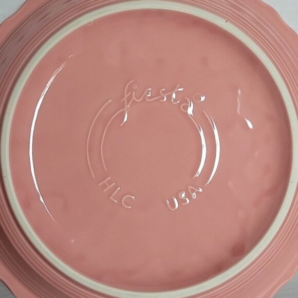 Fiestaware Fiesta CERAMIC Pie Plate Deep Dish Baker Baking Bake Bakeware Peony - Picture 13 of 17